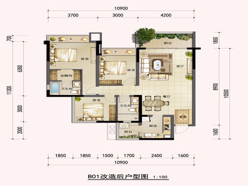 楼盘 成都楼盘 >蓝润城一号地块一期7,9栋  户型图 一期 二期 三期