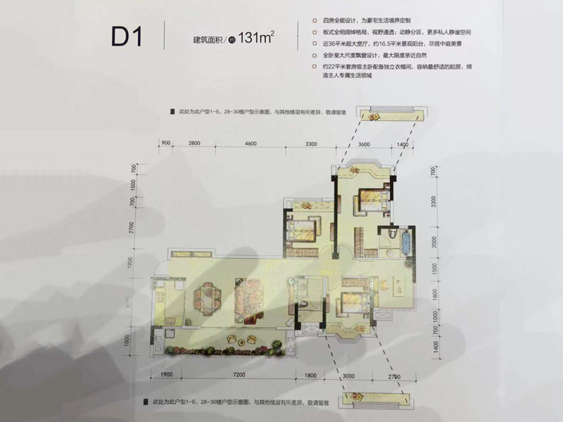 长冶南阳御龙府8,11,12栋 D1户型