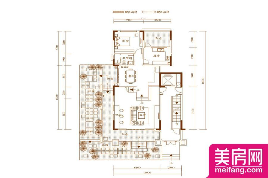 六期20、21、22、23、26栋Ha户型一层 4室3厅0厨4卫 258.00㎡ 六期20、21、22、23、26栋Ha户型一层 4室3厅0厨4卫 258.00㎡
