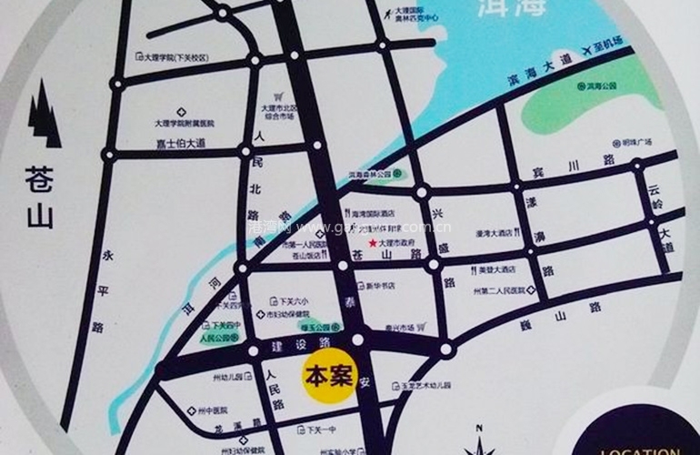 泰业国际广场 交通图
