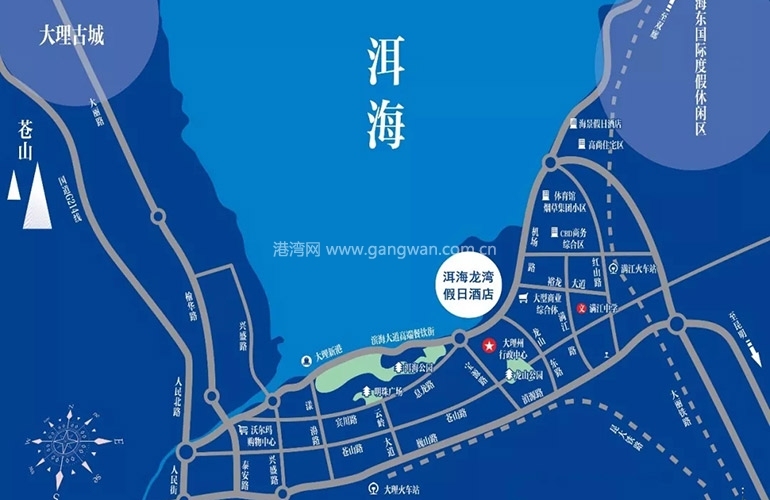 洱海龙湾 交通图