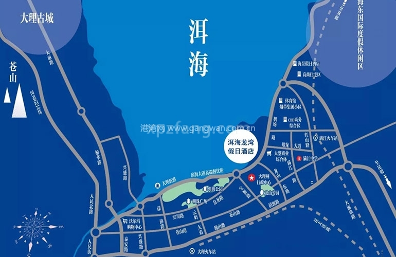 洱海龙湾 交通图