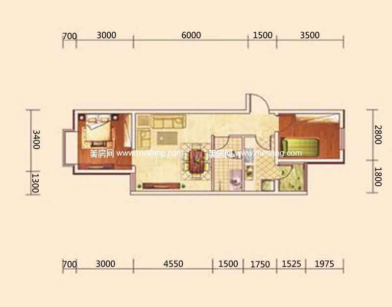 N 两室两厅 79m²
