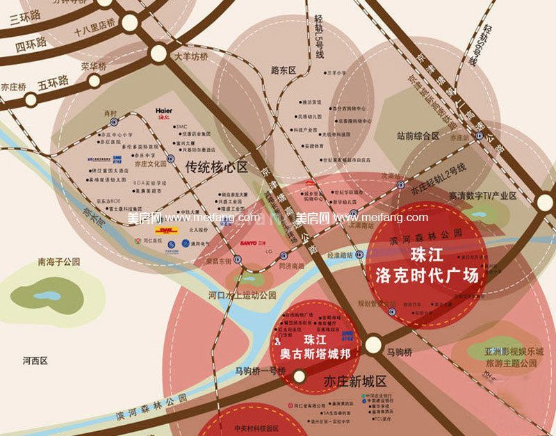珠江四季悦城 区位图