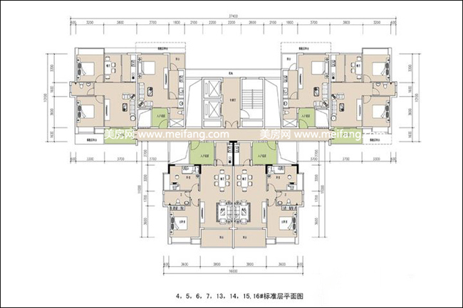 水岸澜庭楼栋平面