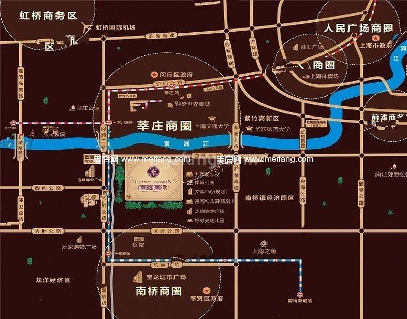 中国铁建香榭国际 区位图