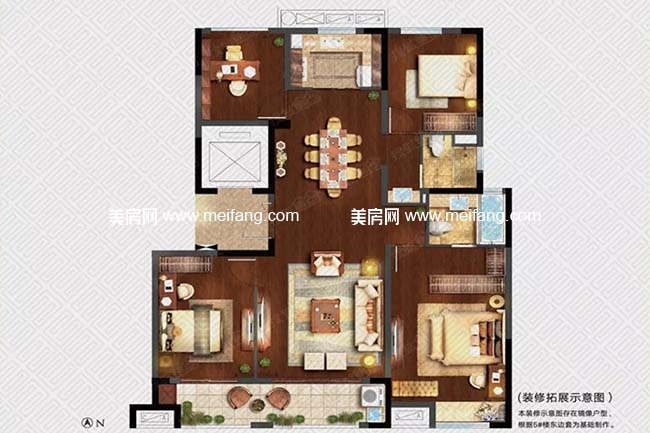 户型 4室2厅2卫 139㎡ 户型 4室2厅2卫 139㎡