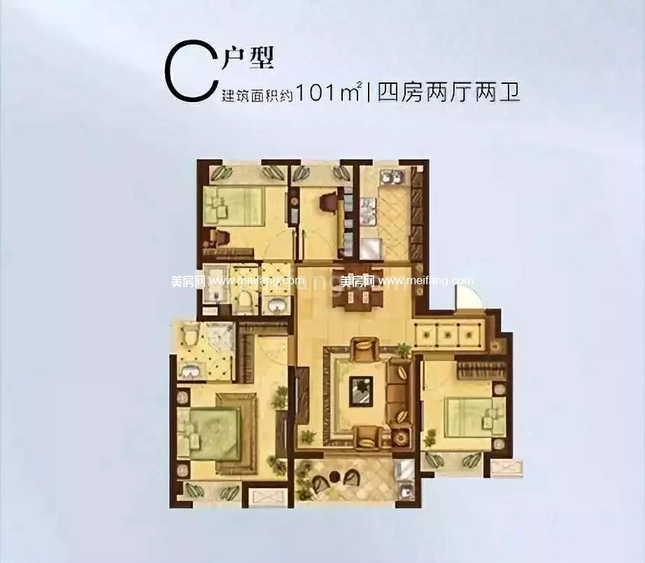 瑞和上海印象 4室2厅2卫1厨