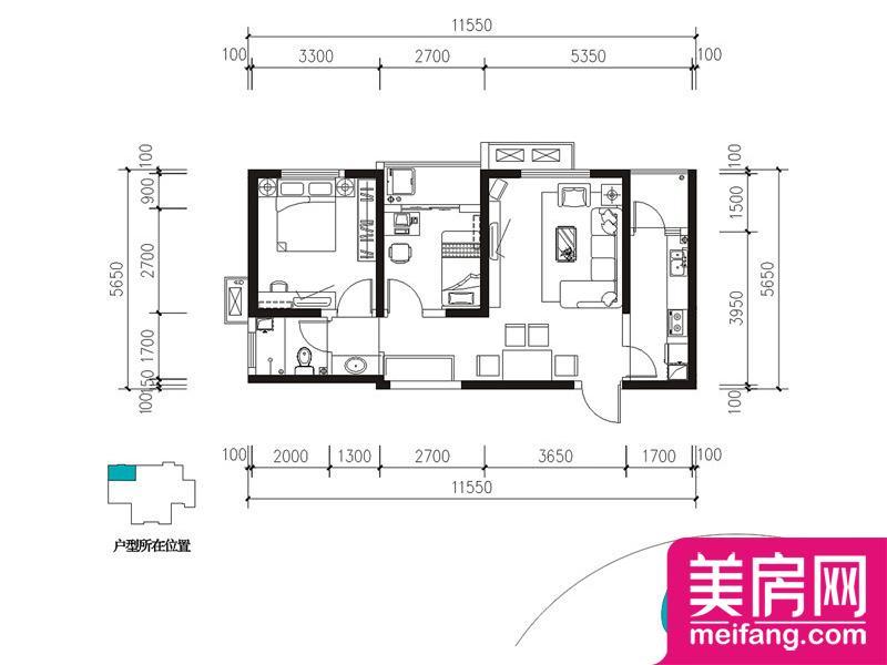 10号楼1单元01户型 2室2厅1厨1卫 79.09㎡ 10号楼1单元01户型 2室2厅1厨1卫 79.09㎡
