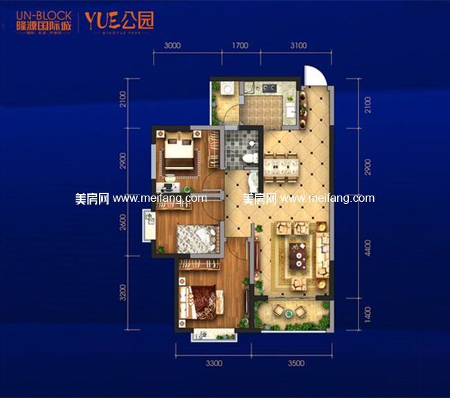 西安隆源国际城户型图赏析