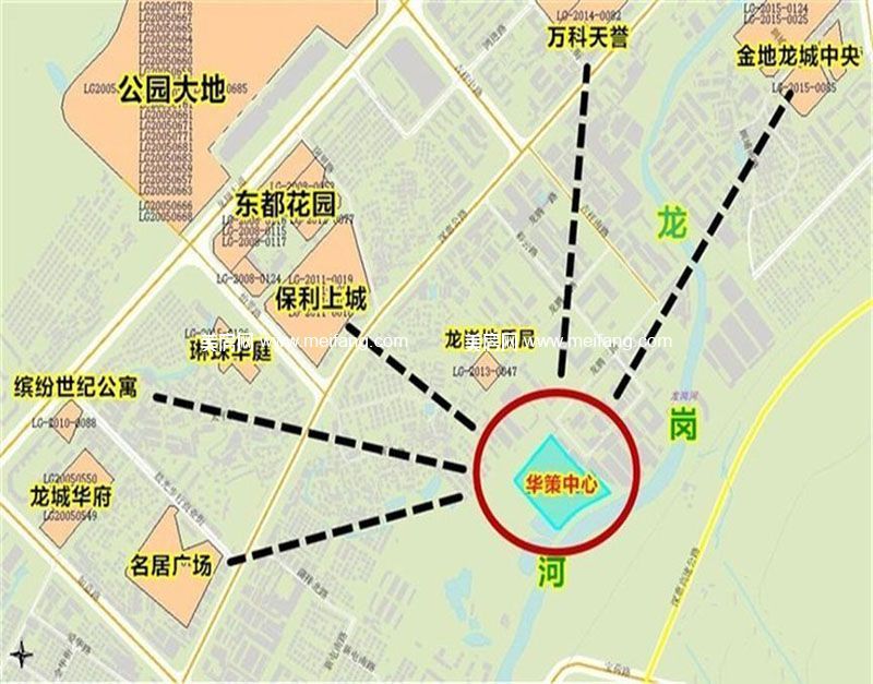 华策中心城 区位图