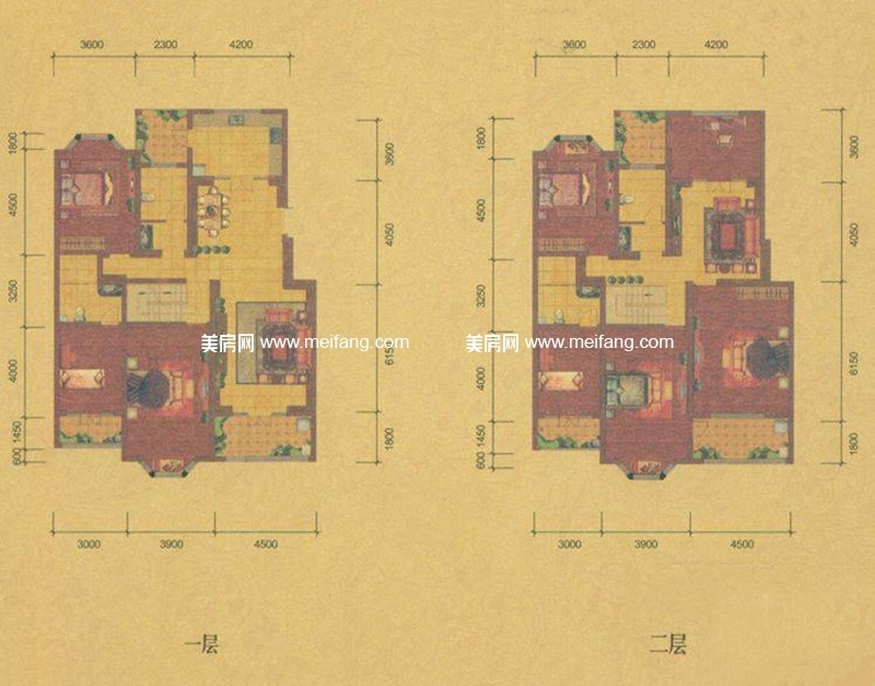 容郡山语湖六室户型 6室3厅4卫1厨 320㎡