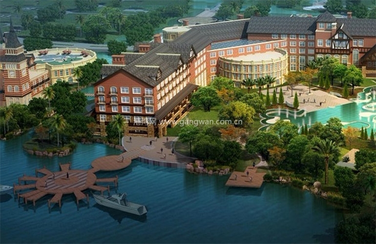 高黎贡国际旅游城配套图：湖滨五星级酒店