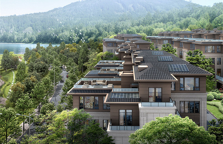 昆明鸿基云玺台在售建筑面积193-290㎡临湖别墅,均价1