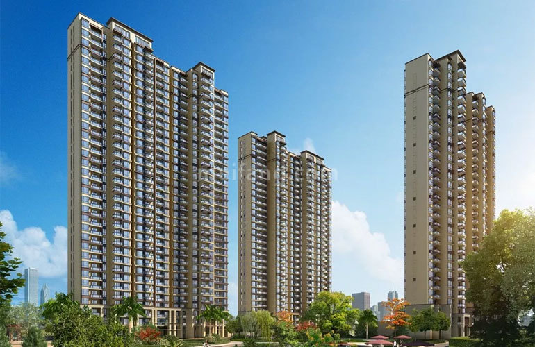 银滩万泉城2区效果图