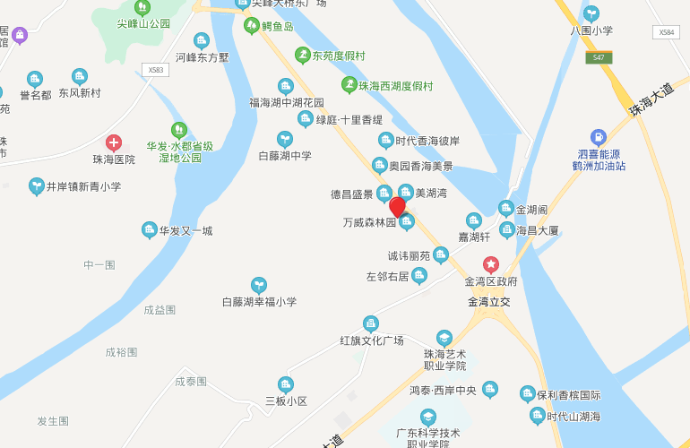 中国铁建湖心公馆 区位图