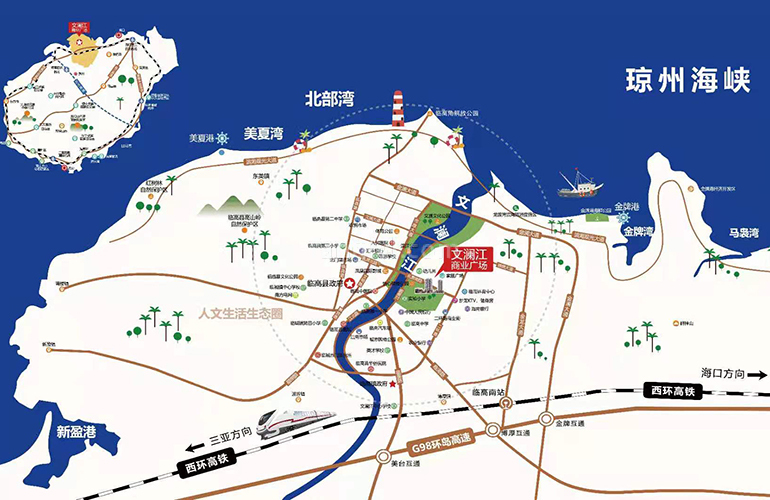 文澜江商业广场区位图