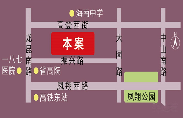 海南新天地 区位图