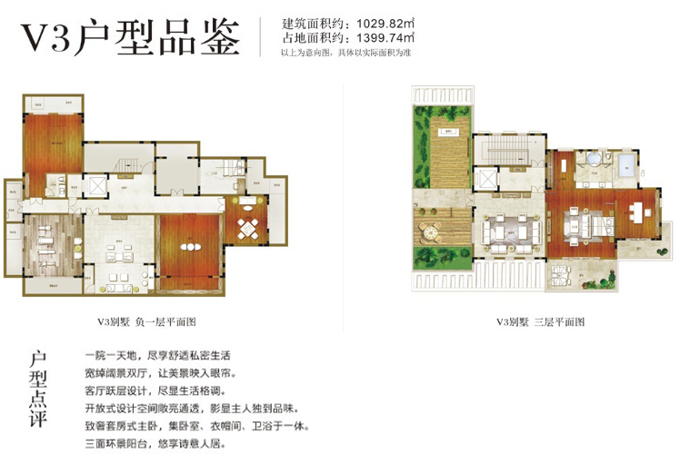 V3别墅 建筑面积1029㎡