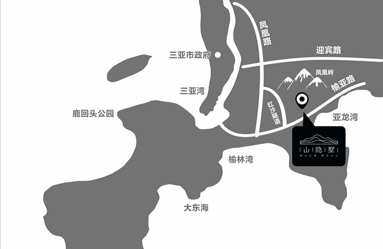 山隐墅区位图