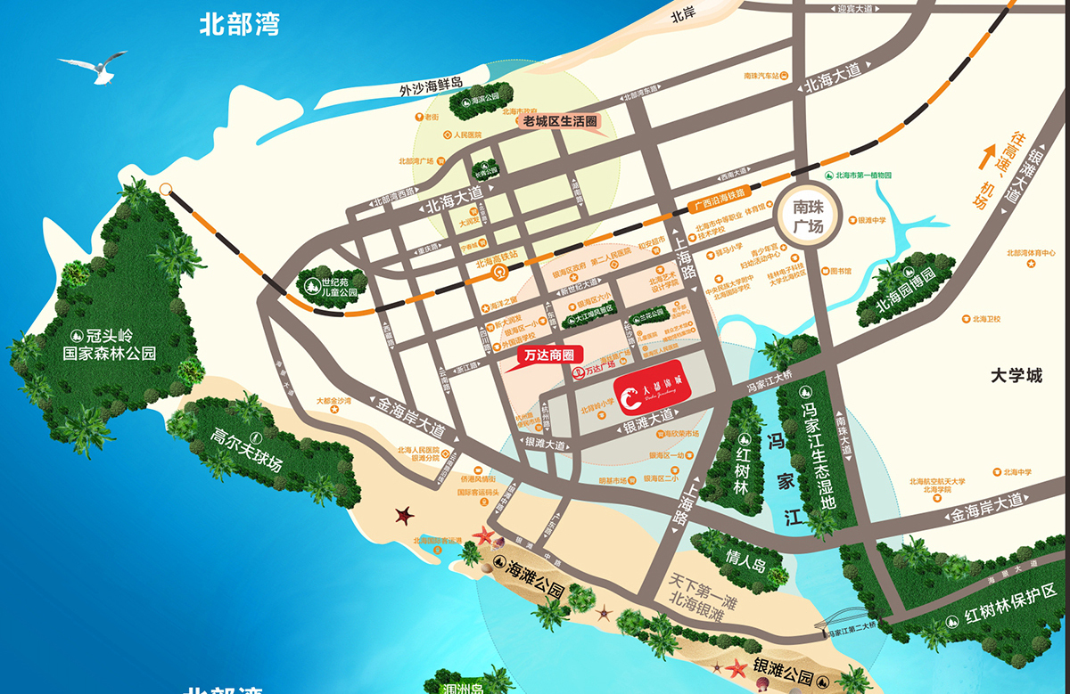 大都锦城区位图