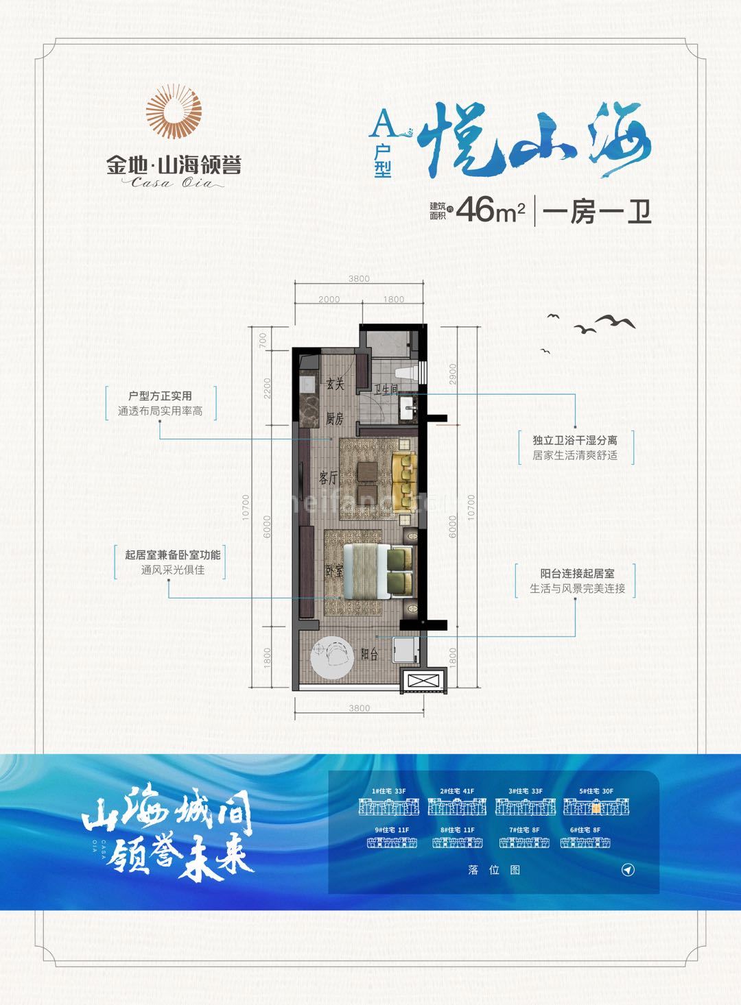 金地山海领誉