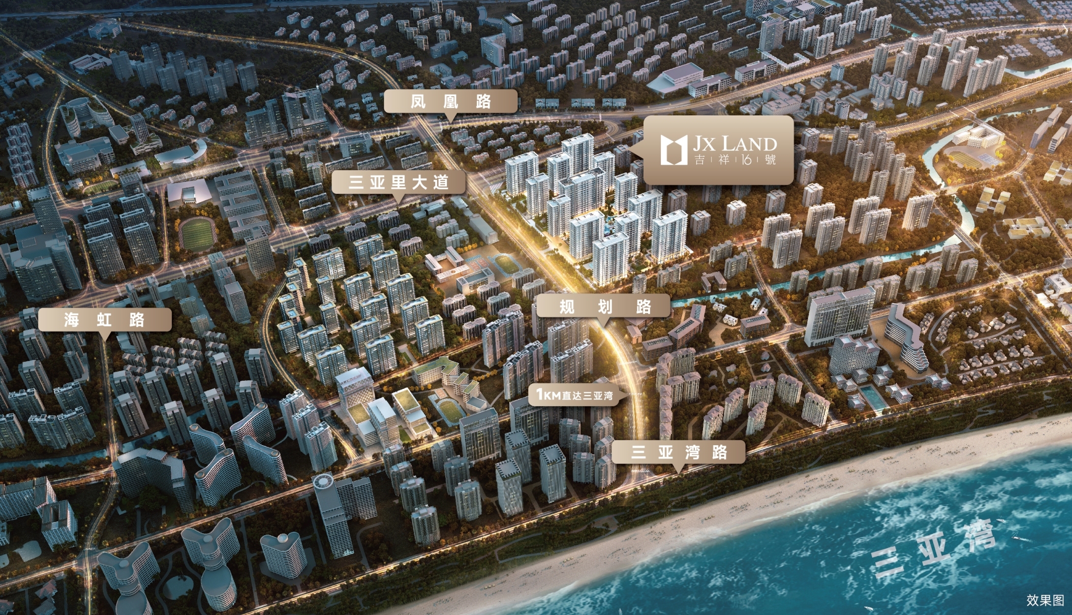 吉祥16号 区位图