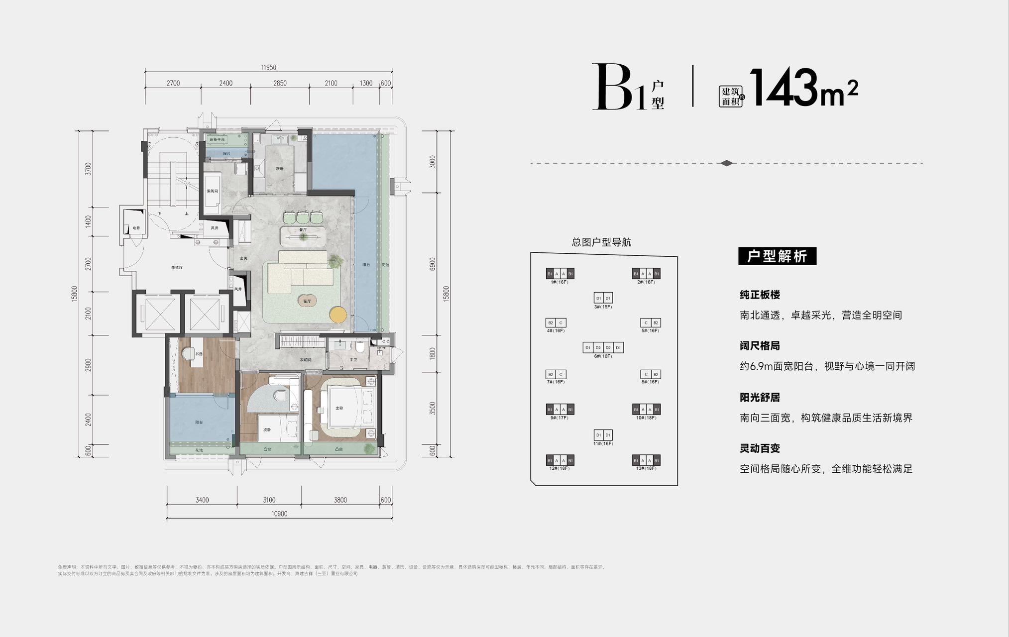 吉祥16号 平层 四房两厅两卫