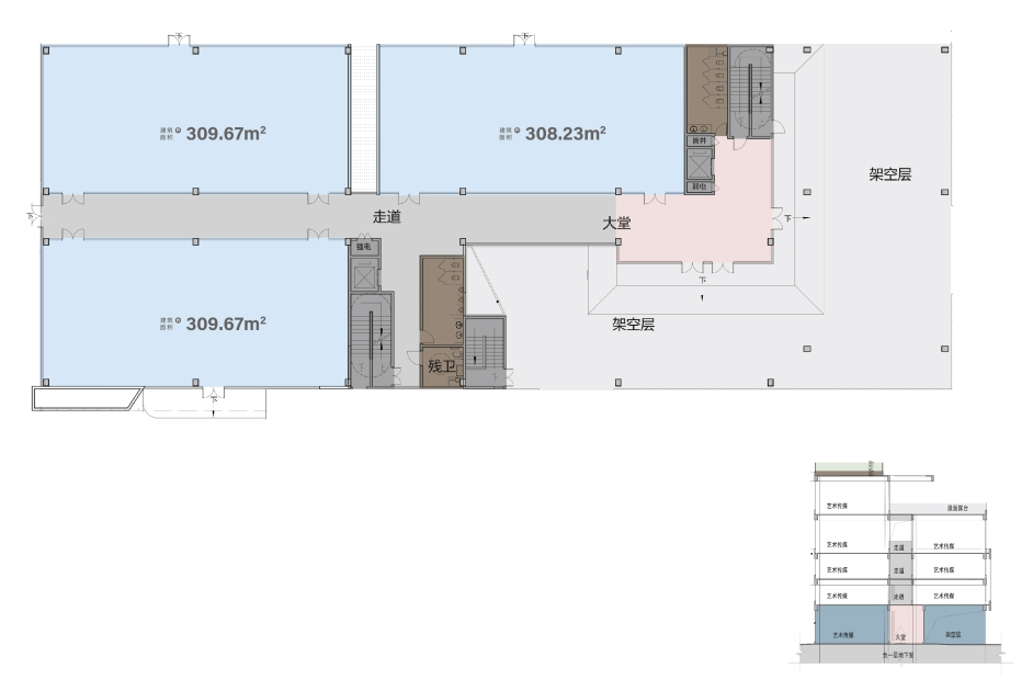 麓鸣901 商业办公 308.23-309.67
