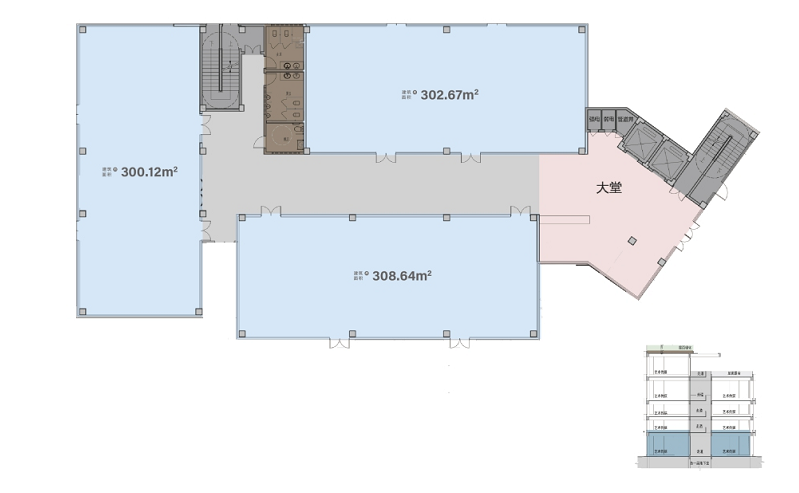 麓鸣901 商业办公 300.12-308.64