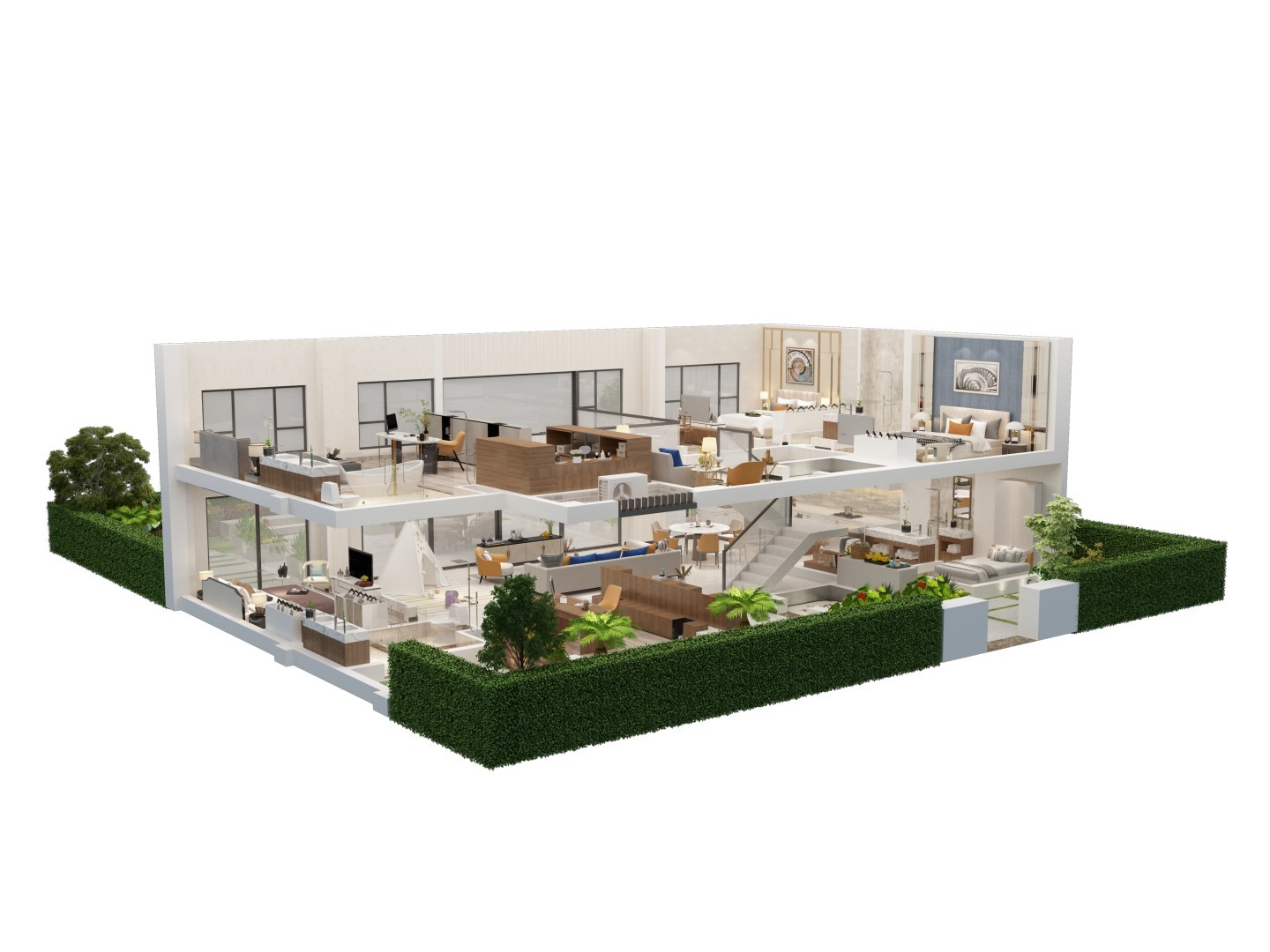 保利C+国际博览中心 叠墅 6房5厅5卫170平