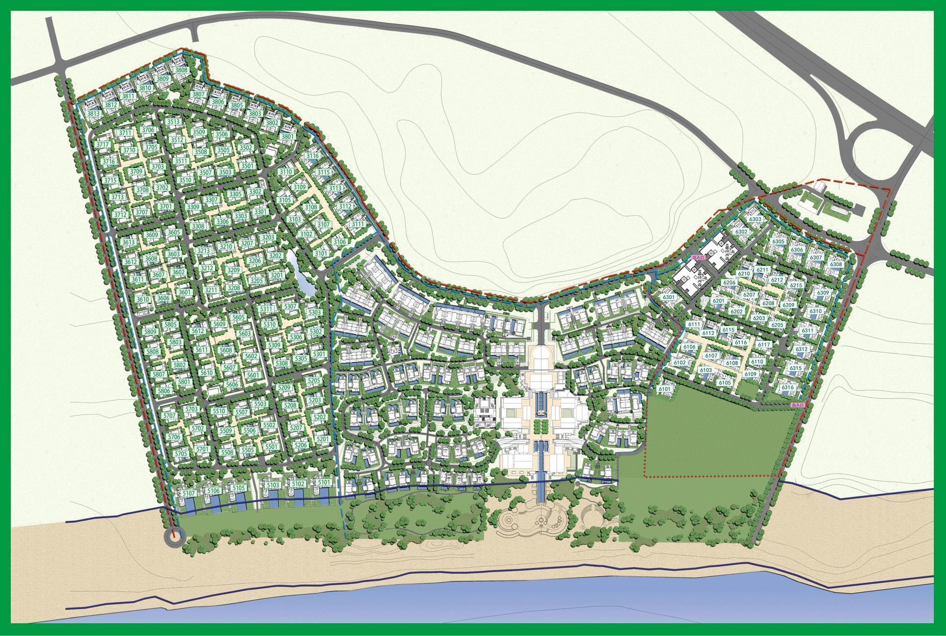 香水君澜 区位图