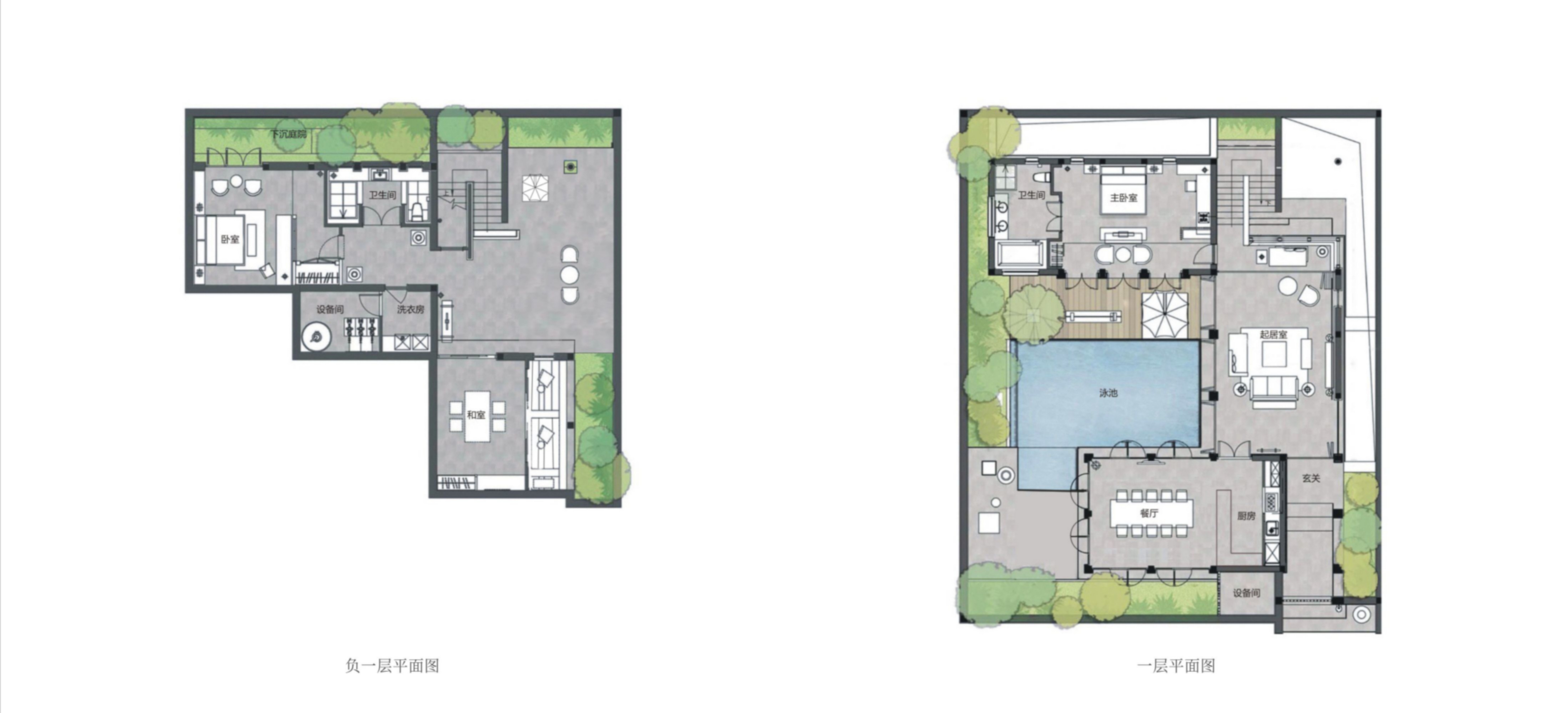 香水君澜 独栋 水岸别墅 3房2厅2卫 建面171㎡ 使用面积310.27㎡