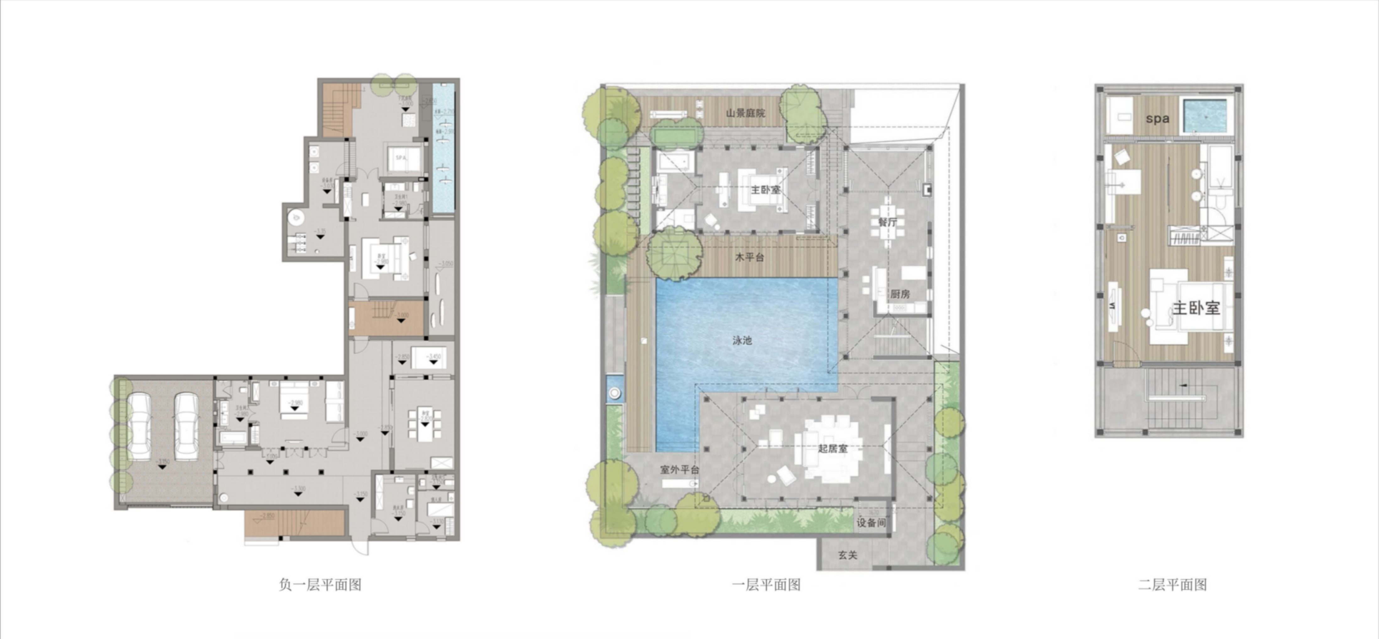 香水君澜 独栋 山语别墅 5房2厅4卫 建面313㎡ 使用面积650㎡