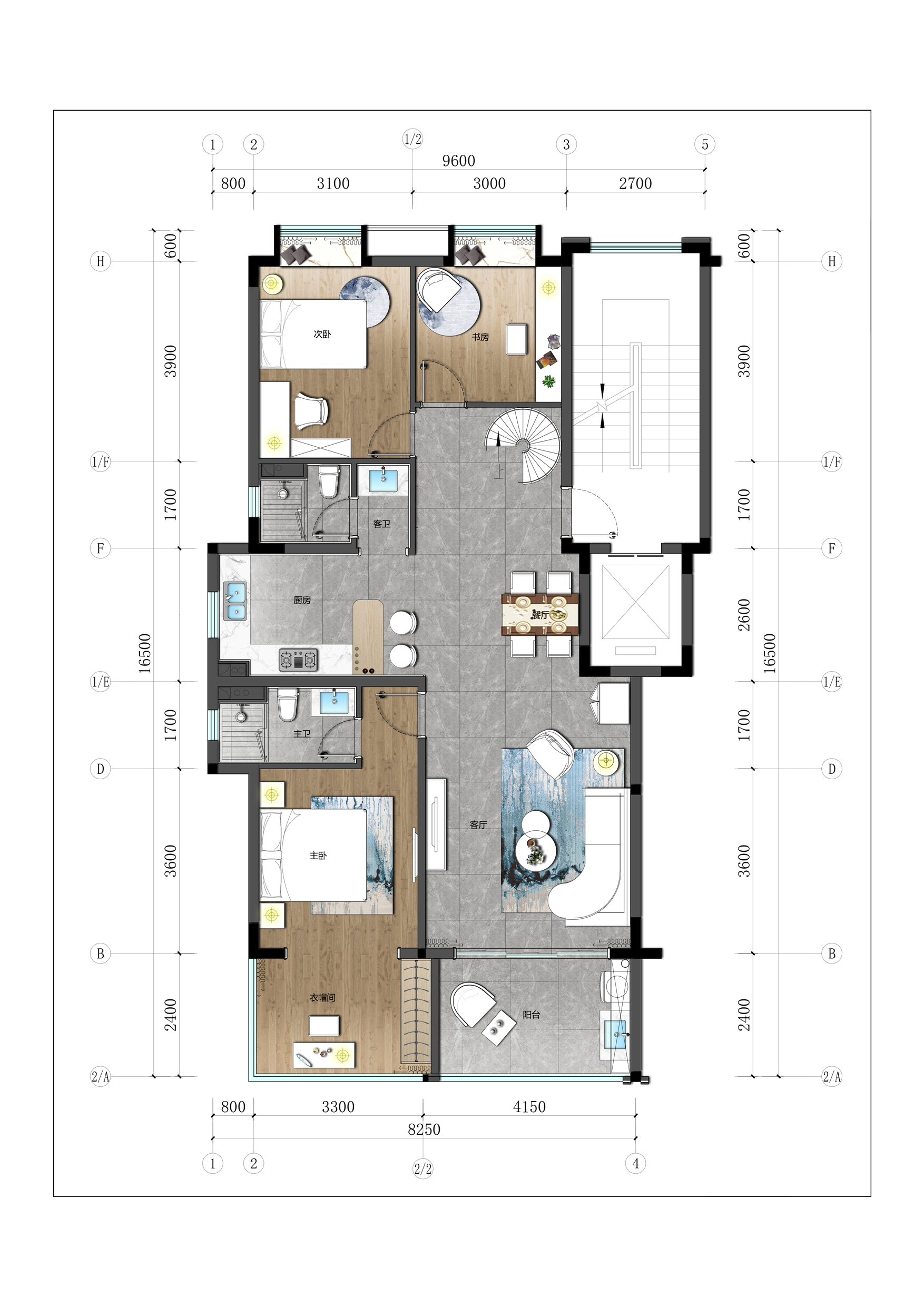 海棠湾九溪墅 平层 3房2厅2卫122平