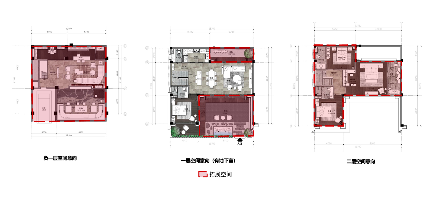 爱上山Ⅱ艺术小镇 一期A户型90.57㎡