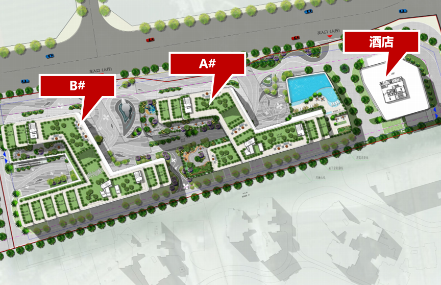 华庭天地 楼栋图