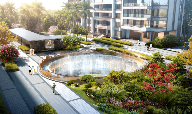 清水湾上合府效果图