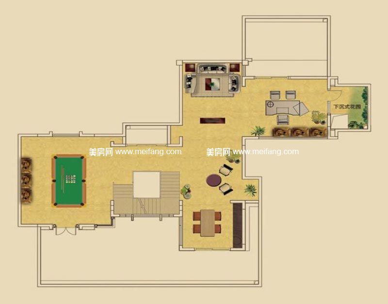 恒大美丽沙 环岛独栋 5房3厅 建面570㎡