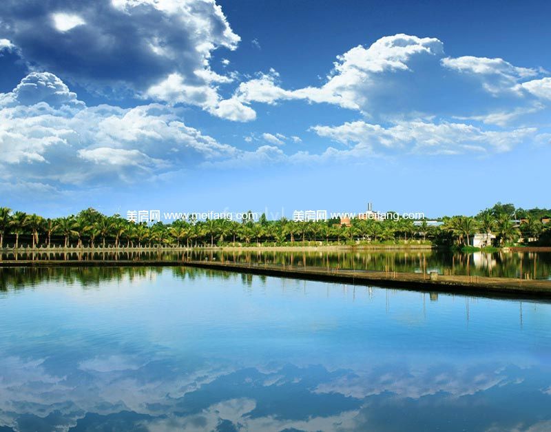 金手指白鹭湖 实景图