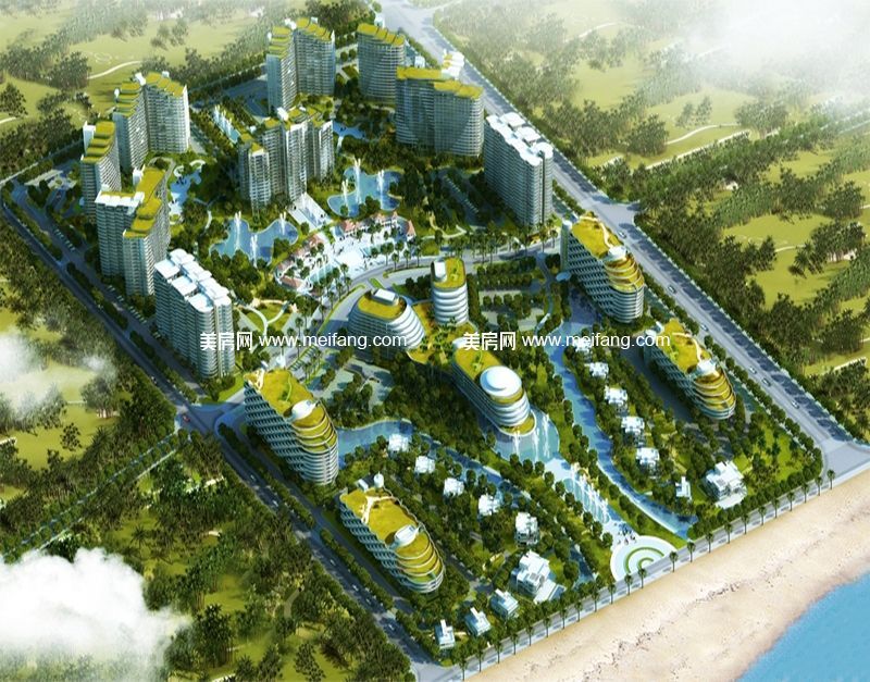 东方龙湾 规划鸟瞰图