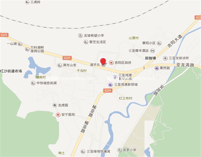 清平乐西郡 区位图