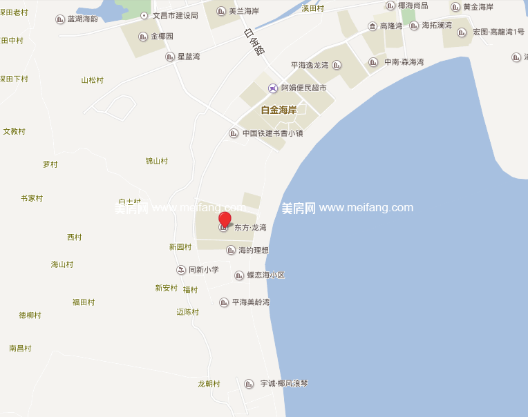 东方龙湾 位置图