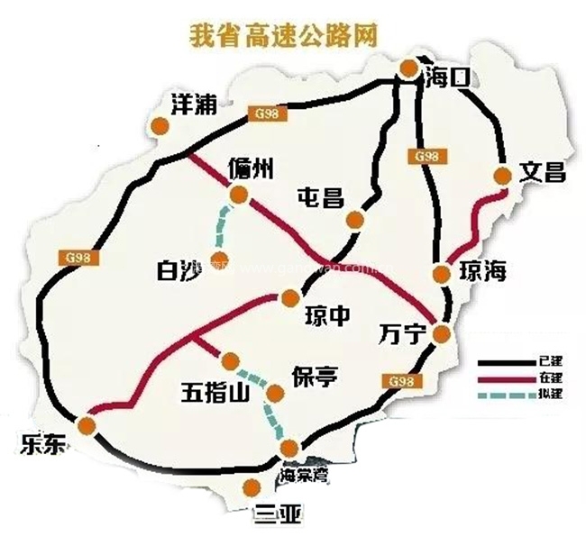 海南高速公路网