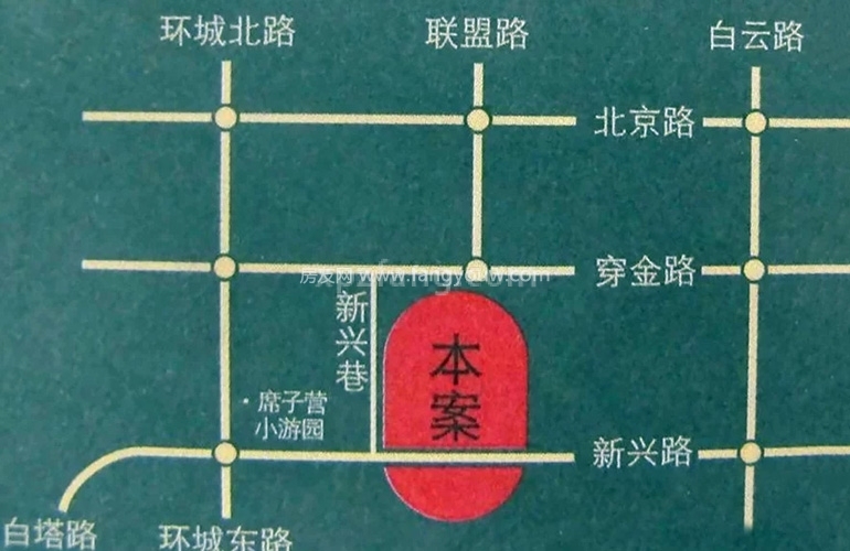霖岚国际广场 交通图