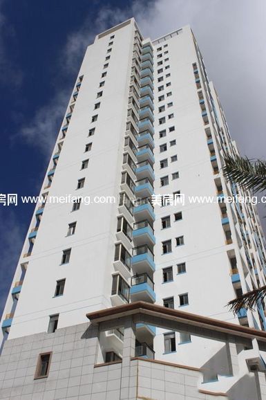 逢时弘业海景广场1#仰拍实景图