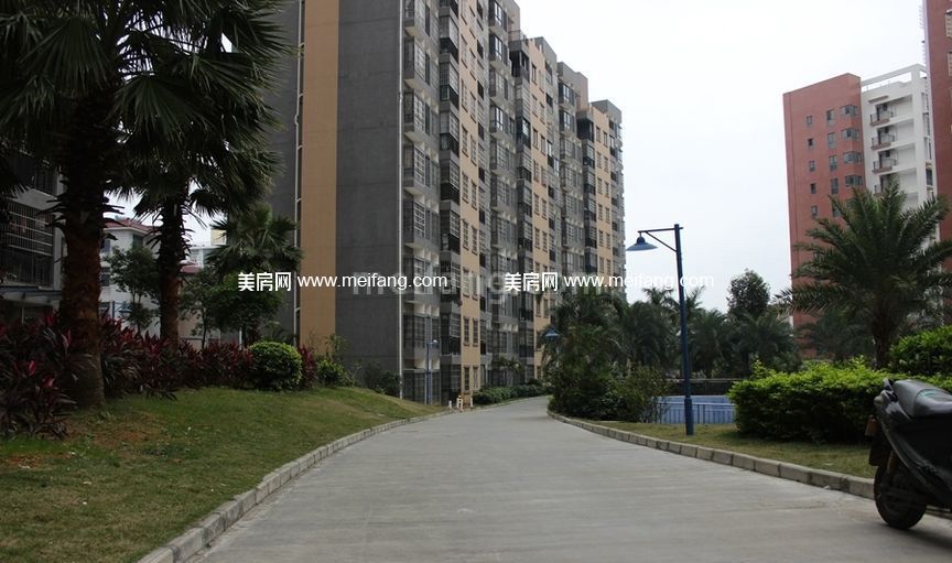 星海名城御府小区道路实景图