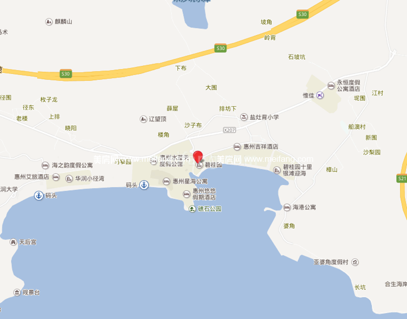 碧桂园十里银滩区位图