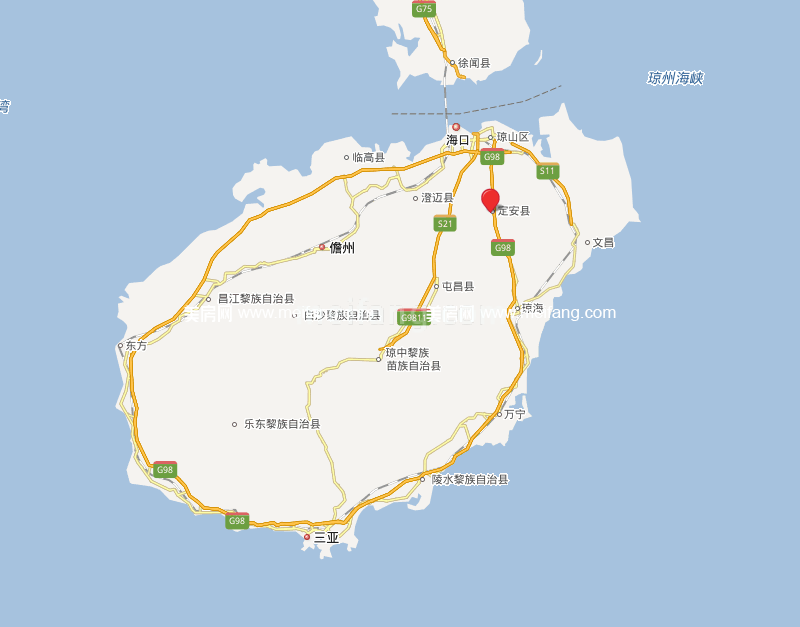 阳光椰风苑区位图