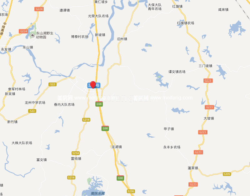 阳光椰风苑区位图